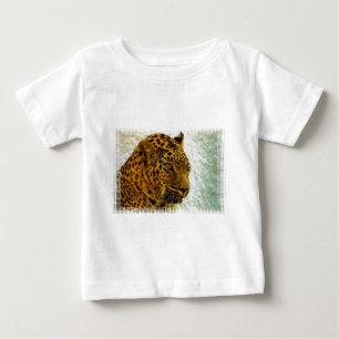 Camiseta De Bebé Camiseta del bebé del guepardo