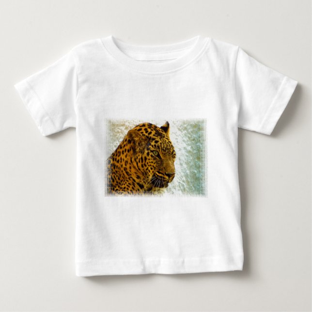 Camiseta De Bebé Camiseta del bebé del guepardo (Anverso)