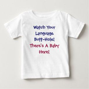Camiseta De Bebé Camiseta del bebé del insulto del humor