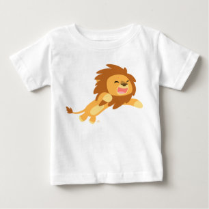 Camiseta De Bebé Camiseta del bebé del león del Personalizado alegr