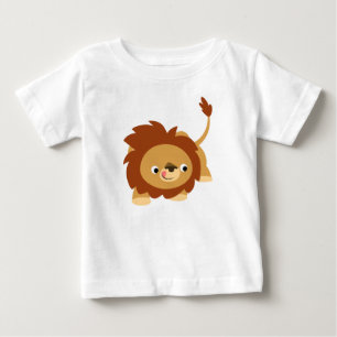 Camiseta De Bebé Camiseta del bebé del león, Personalizado con rect