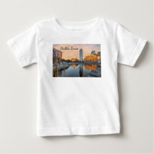 Camiseta De Bebé Camiseta del bebé del Pioneer Plaza Pond Morning