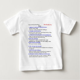 Camiseta De Bebé Camiseta del bebé MSDS