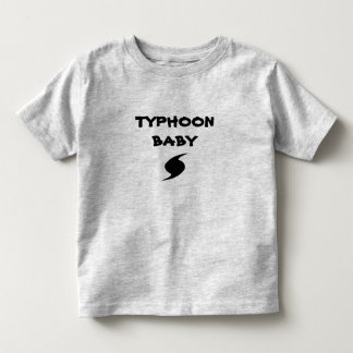 Camiseta De Bebé "Camiseta del niño del bebé del tifón"