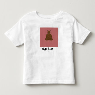 Camiseta De Bebé "Camiseta del niño del oso de la yoga"