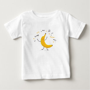 Camiseta De Bebé Camiseta del plátano del bebé del verano