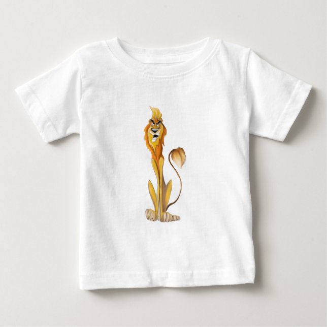 Camiseta De Bebé Camiseta divertida para bebé león (Anverso)