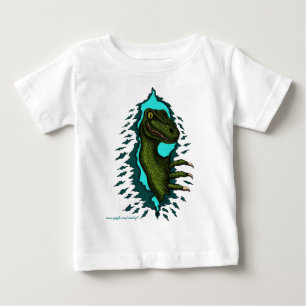 Camiseta De Bebé Camiseta fresca del bebé del dinosaurio del