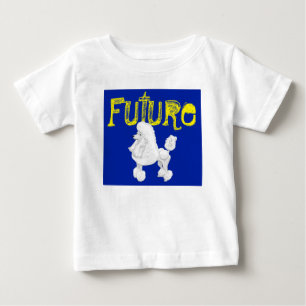 Camiseta De Bebé Camiseta futura del bebé del caniche