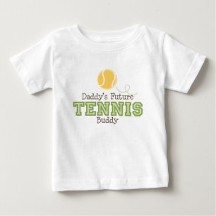 Camiseta De Bebé Camiseta futura del bebé del compinche del tenis