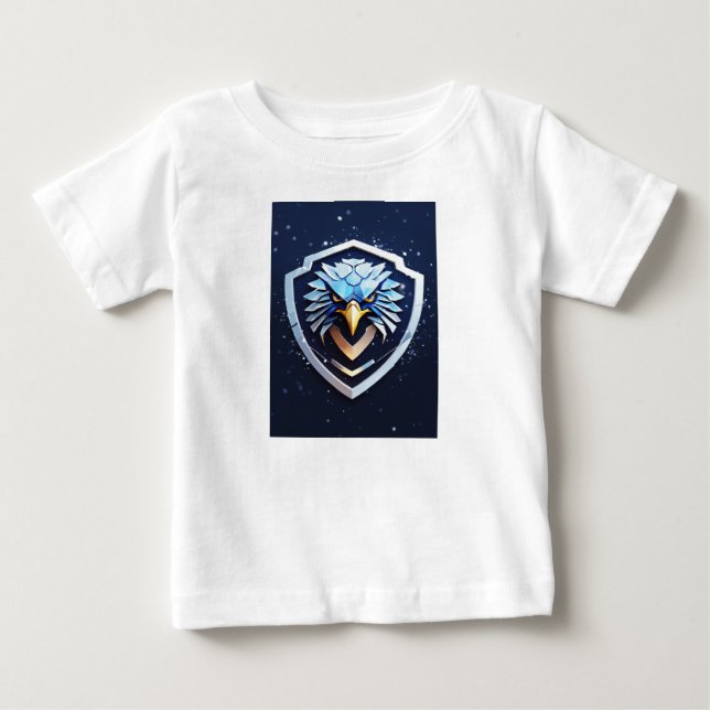 Camiseta De Bebé "Camiseta Gráfica Baby Eagle - Tee de algodón suav (Anverso)