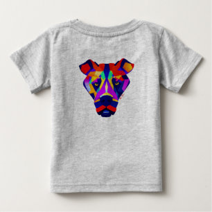 Camiseta De Bebé camiseta gris bebé Alexander's Dog parte trasera