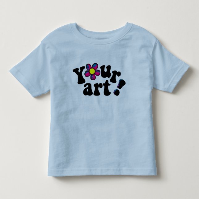Camiseta De Bebé ¡Camiseta infantil con su propio trabajo artístico (Anverso)