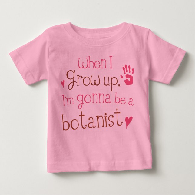 Camiseta De Bebé Camiseta infantil del bebé del botánico (futuro) (Anverso)