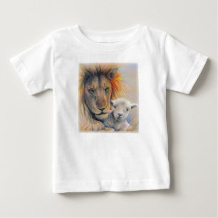 Camiseta De Bebé Camiseta "León y Cordero", Bebé (0-24 meses)