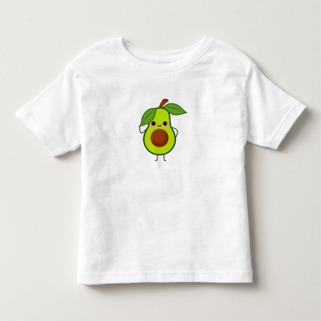 Camiseta De Bebé Camiseta linda del aguacate del bebé del niño (Anverso)