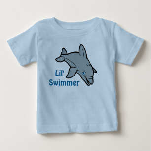 Camiseta De Bebé Camiseta linda del delfín del bebé