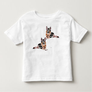 Camiseta De Bebé Camiseta: niño pequeño / pastor alemán
