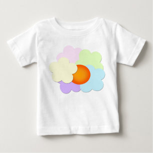 Camiseta De Bebé Camiseta para bebé Atardecer pastel