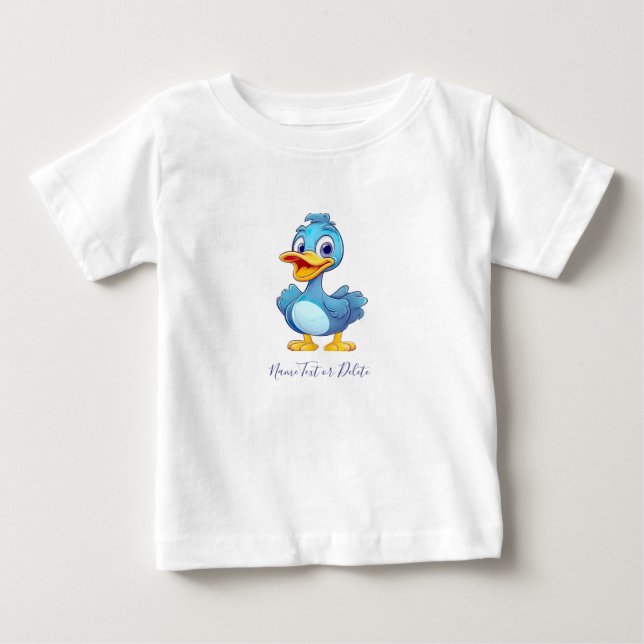 Camiseta De Bebé Camiseta para bebé Blue Duck (Anverso)