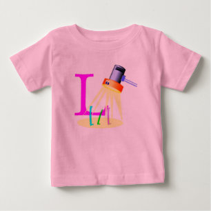 Camiseta De Bebé Camiseta para bebé con lámpara