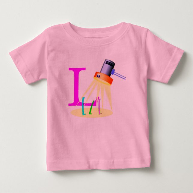 Camiseta De Bebé Camiseta para bebé con lámpara (Anverso)