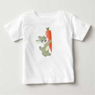 Camiseta De Bebé Camiseta para Bebé Conejo con Zanahoria