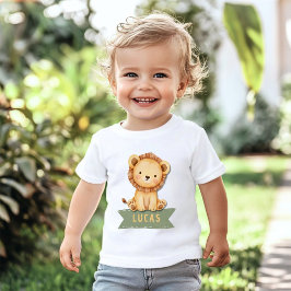 Camiseta De Bebé Camiseta para bebé Cumpleaños Salvaje Safari 1er C