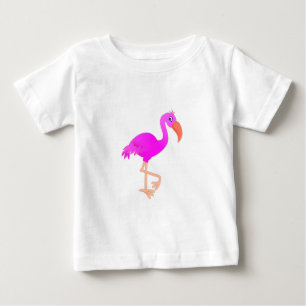 Camiseta De Bebé Camiseta para bebé Flamingo rosa