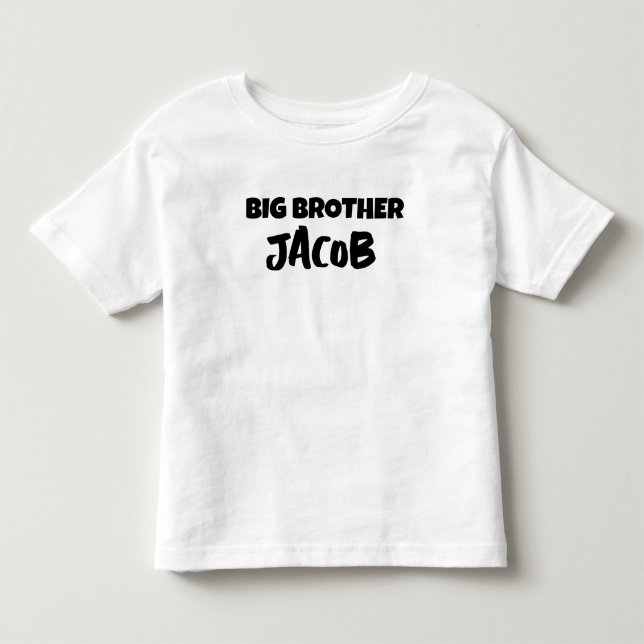 CAMISETA DE BEBÉ CAMISETA PARA BEBÉ HERMANO MAYOR PERSONALIZADA (Anverso)
