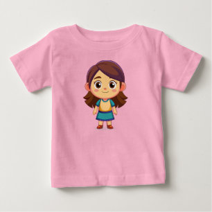 Camiseta De Bebé Camiseta para Bebé Muñeca Cómic