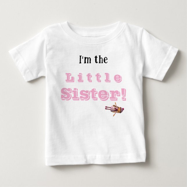 Camiseta De Bebé Camiseta para bebé pequeña con edad (Anverso)