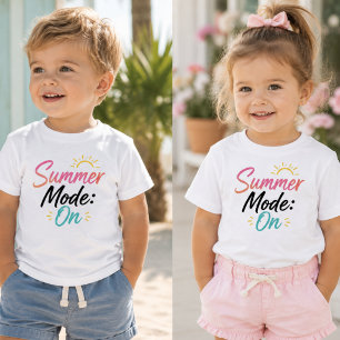 Camiseta De Bebé Camiseta para bebé Summer Mode On