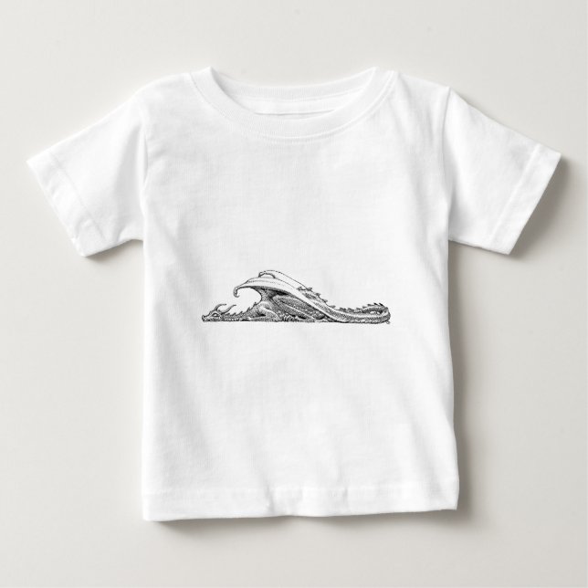 Camiseta De Bebé Camiseta para el bebé dragón (Anverso)
