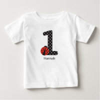 Camiseta para el primer cumpleaños del bebé