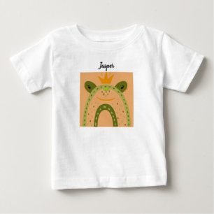 Camiseta De Bebé Camiseta para niño bebé con rana cómica