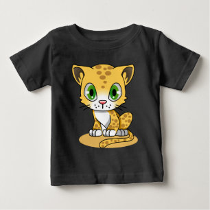 Camiseta De Bebé Camiseta para niños pequeños con leopardo bebé