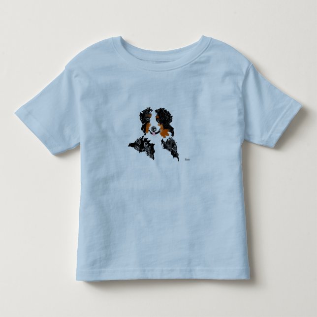 Camiseta De Bebé Camiseta: Perros de montaña de Bernese (Anverso)