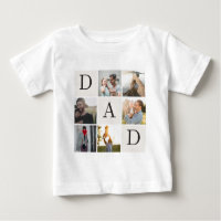 Camiseta Personalizada Bebé Papá 6-12 Meses |