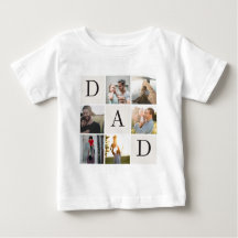 Camiseta Personalizada Bebé Papá 6-12 Meses |