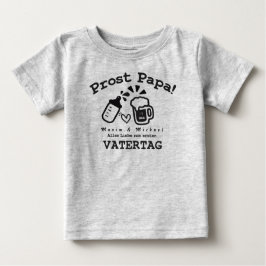 Camiseta De Bebé Camiseta personalizada papá papá bebé traje del dí