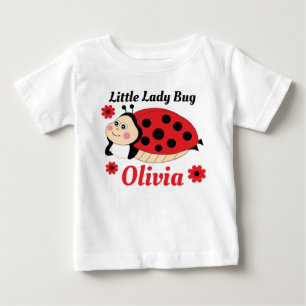 Camiseta De Bebé Camiseta personalizada para bebé Ladybug