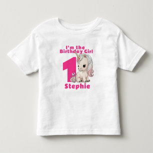 Camiseta De Bebé Camiseta Personalizada para Cumpleaños Uno - Bebé
