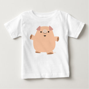 Camiseta De Bebé Camiseta Personalizado Divertida Cerdo Bebé Camise