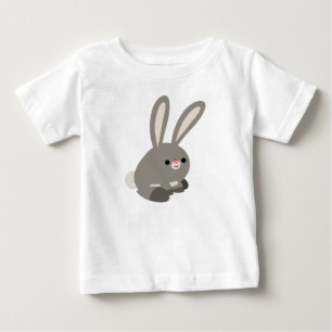 Camiseta De Bebé Camiseta Personalizado silenciosa conejo bebé