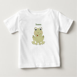 Camiseta De Bebé Camiseta Rana Verde para Bebé Niña