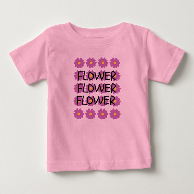 Camiseta De Bebé Camiseta rosa para bebé (Anverso)