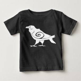 Camiseta De Bebé Camiseta tribal del cuervo del bebé