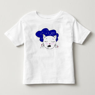 Camiseta De Bebé Camiseta. Un gato feliz que se desliza a medida. Z