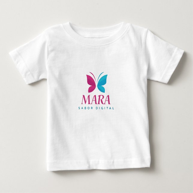 Camiseta De Bebé Camisetas: Diseño Digital Mara (Anverso)